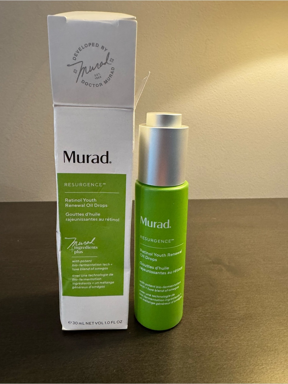 Murad Retinol Youth Renewal Oil Drops 1 oz 30 ml Full Size NIB